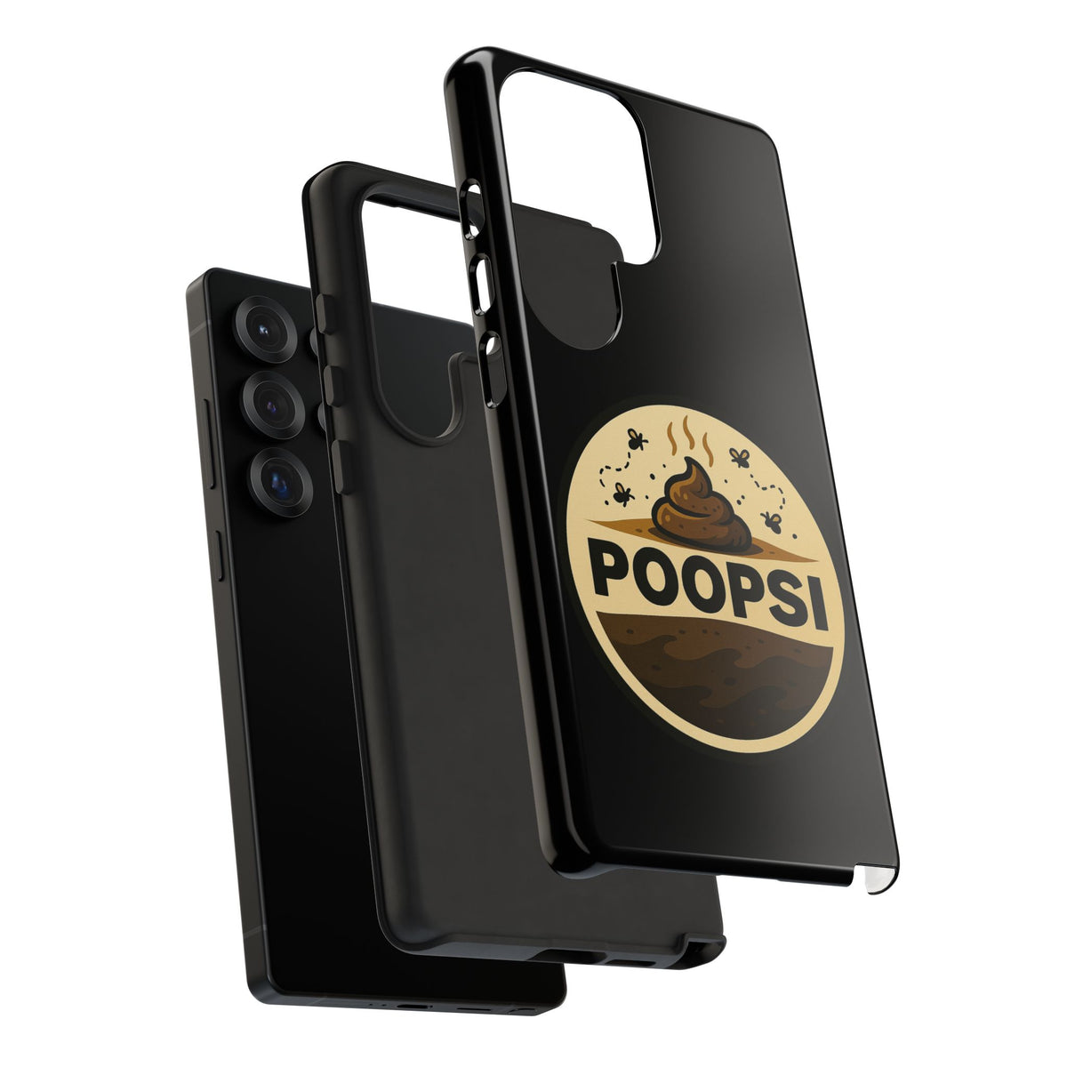 Phone Case — 'POOPSI' Funny Poop Logo Protective Cover