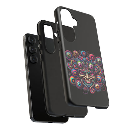 Psychedelic Smiling Eye Cluster Phone Case