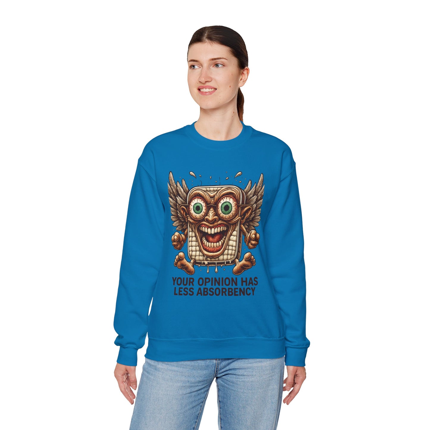 Your Opinion Has Less Absorbency – Flying Maxipad Sweatshirt