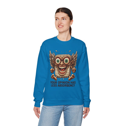 Your Opinion Has Less Absorbency – Flying Maxipad Sweatshirt