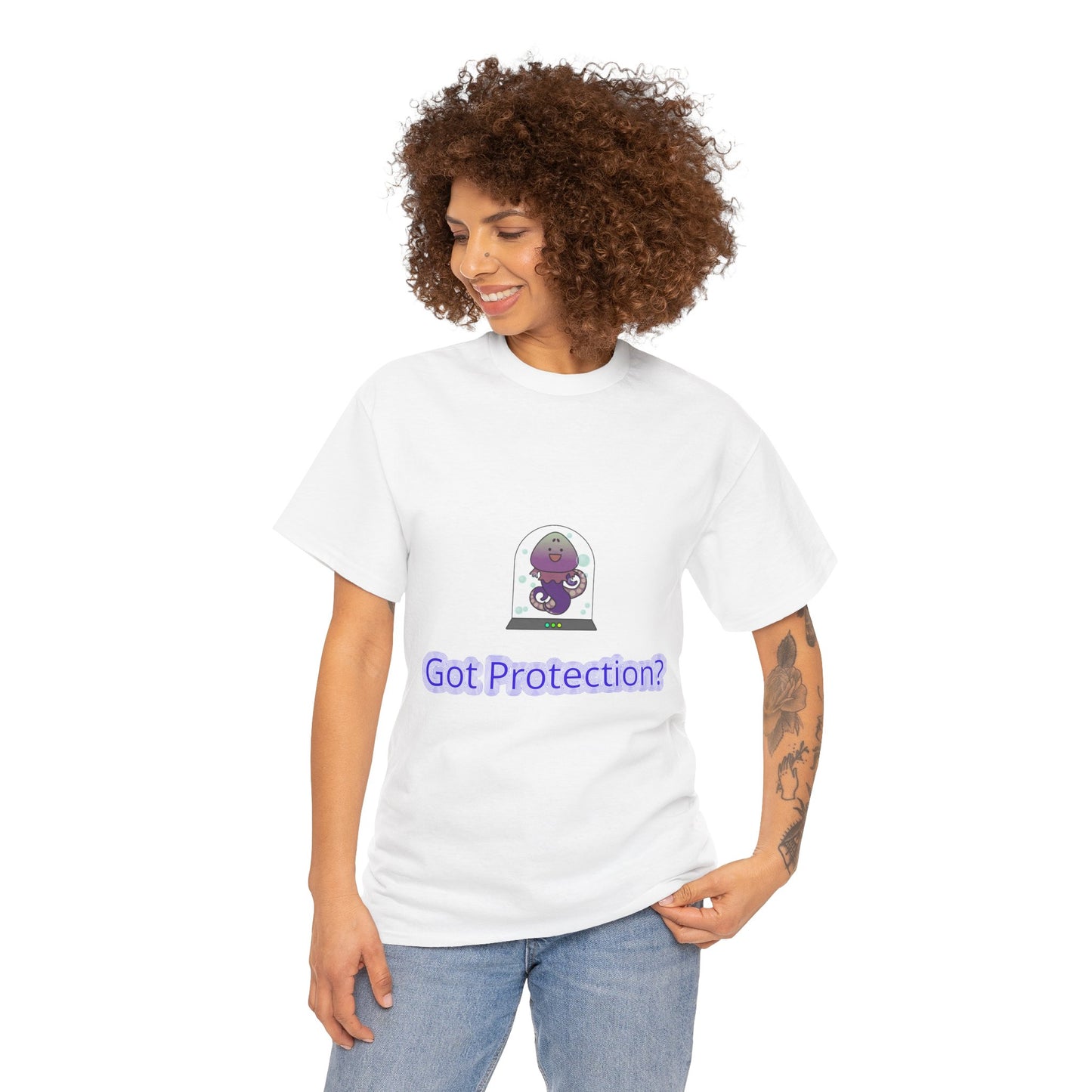 Got Protection? Unisex Heavy Cotton Tee, Funny Gift, Casual Wear, Summer Outfit,
