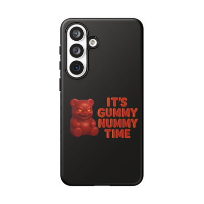 Phone Case — "It's Gummy Nummy Time" Red Gummy Bear Protective Case