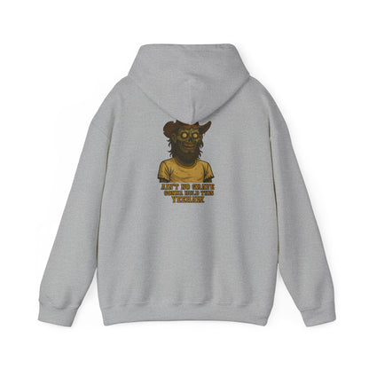 Hoodie - 'Ain't No Grave Could Hold This' Haunted Monster Graphic Pullover