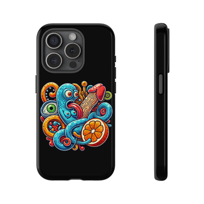 Octopus Surf Phone Case — Colorful Nautical Art Protective Phone Cover