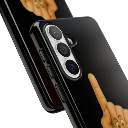 Phone Case — 'Lil Wang' Humorous Middle Finger Character Protective Cover
