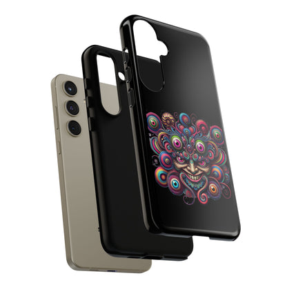 Psychedelic Smiling Eye Cluster Phone Case