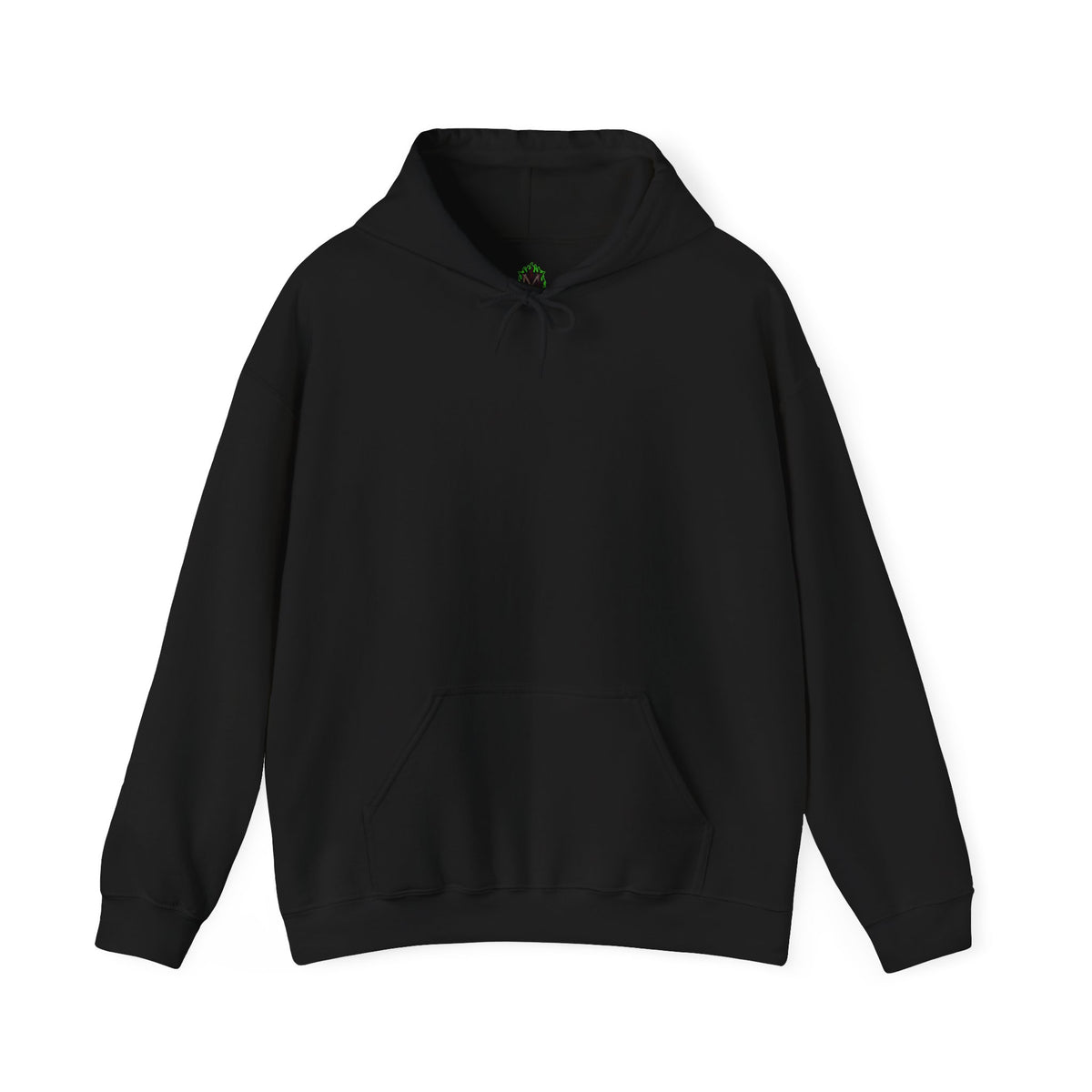 Hoodie — Cartoon Penguin Screams ‘No!’ Back Print Sweatshirt