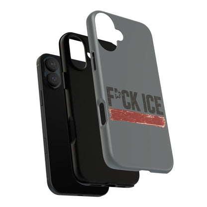Phone Case - "F*CK ICE" Distressed Protest Design
