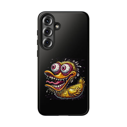 Duck Monster Phone Case — Crazy Cartoon Eye Duck Shock Design Tough Case