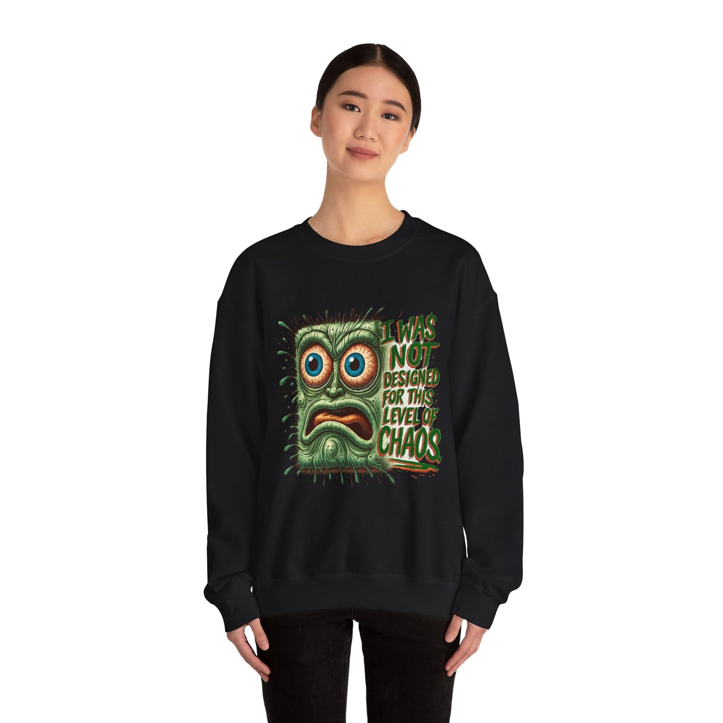 Chaos Pad – Overwhelmed Maxipad Crewneck