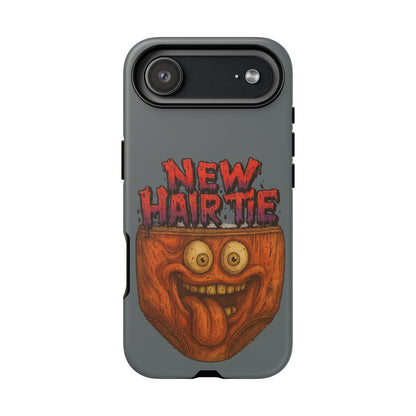 Phone Case — 'New Hairte' Funny Grinning Tongue-Out Monster Design