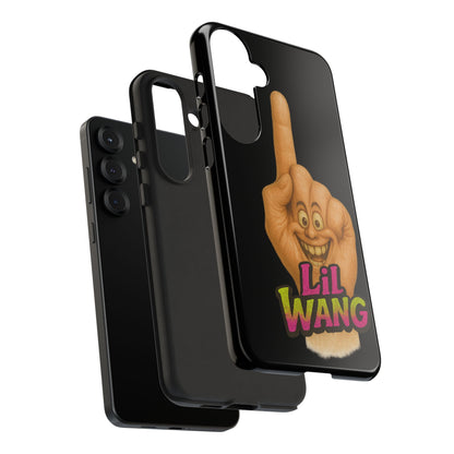 Phone Case — 'Lil Wang' Humorous Middle Finger Character Protective Cover