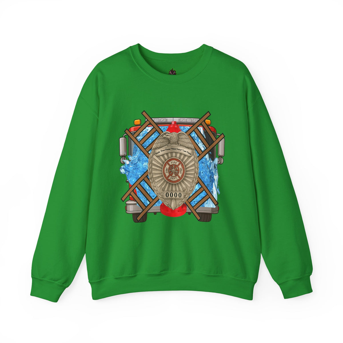 Firefighter by Trade Protector by Choice Crewneck Sweatshirt