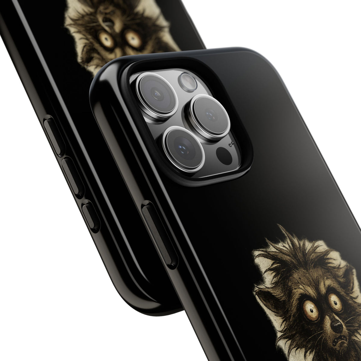 Phone Case — "Chosen by Darkness (Or Maybe Just Rabies)" Cute Creepy Lemur Design