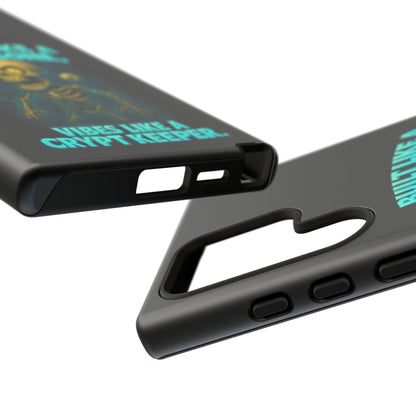 Phone Case — "Built Like a Wishbone, Vibes Like a Crypt Keeper" Skeleton Tough Case