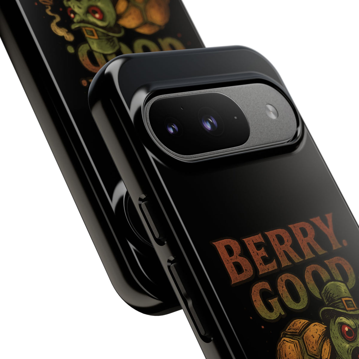 Phone Case — 'Berry Good' Zombie Turtle Graphic Tough Protective Case