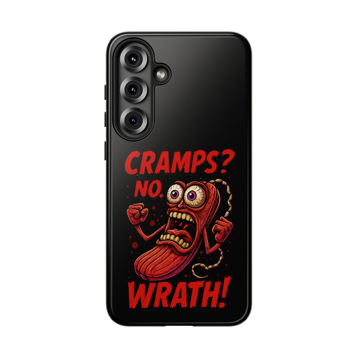 Phone Case — "Cramps? No, Wrath!" Retro Hot-Pepper Graphic