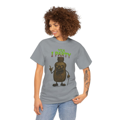 Yea I Party – Deranged Baby Oil Horror Cartoon T-Shirt