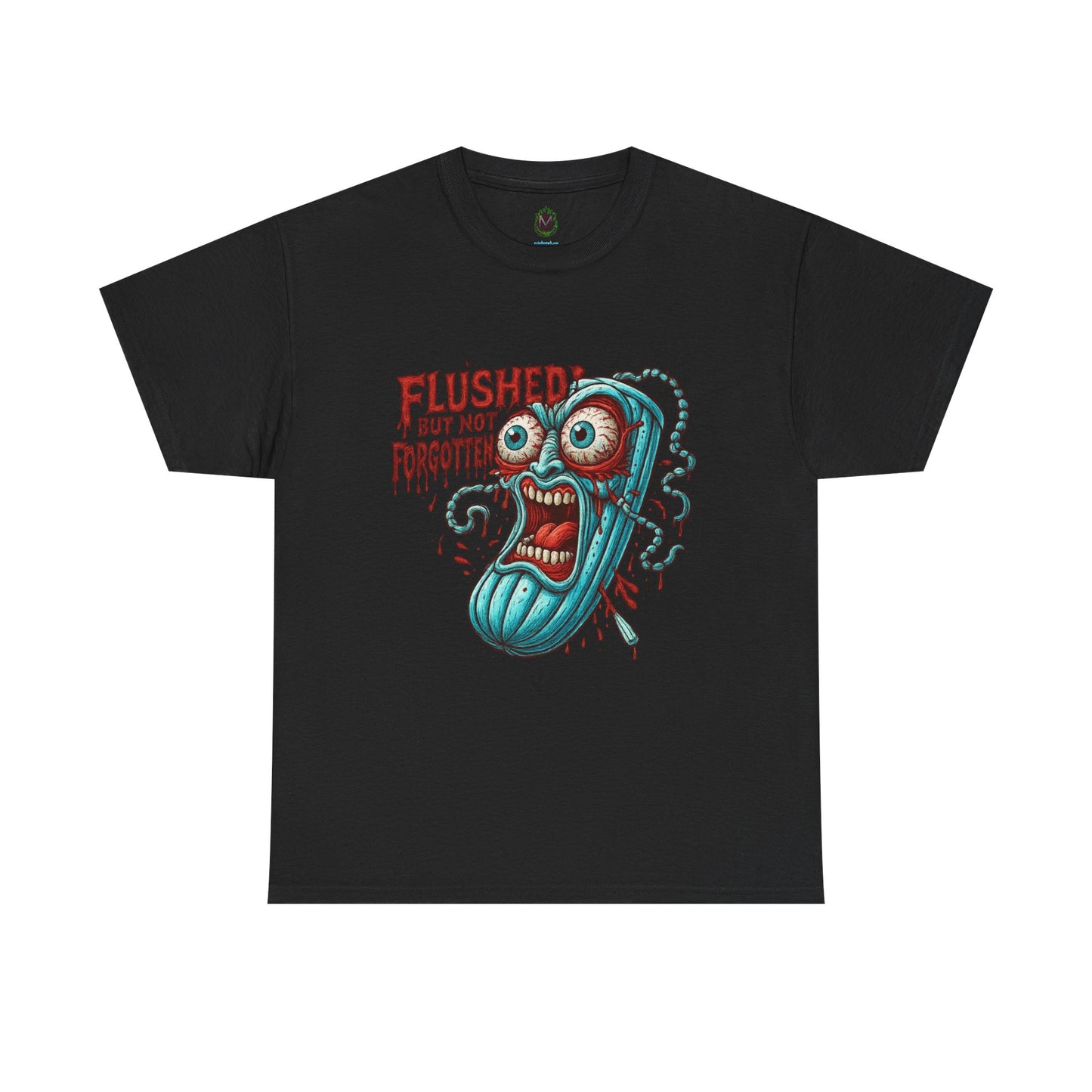 Flushed But Not Forgotten – Horror Tampon Tee