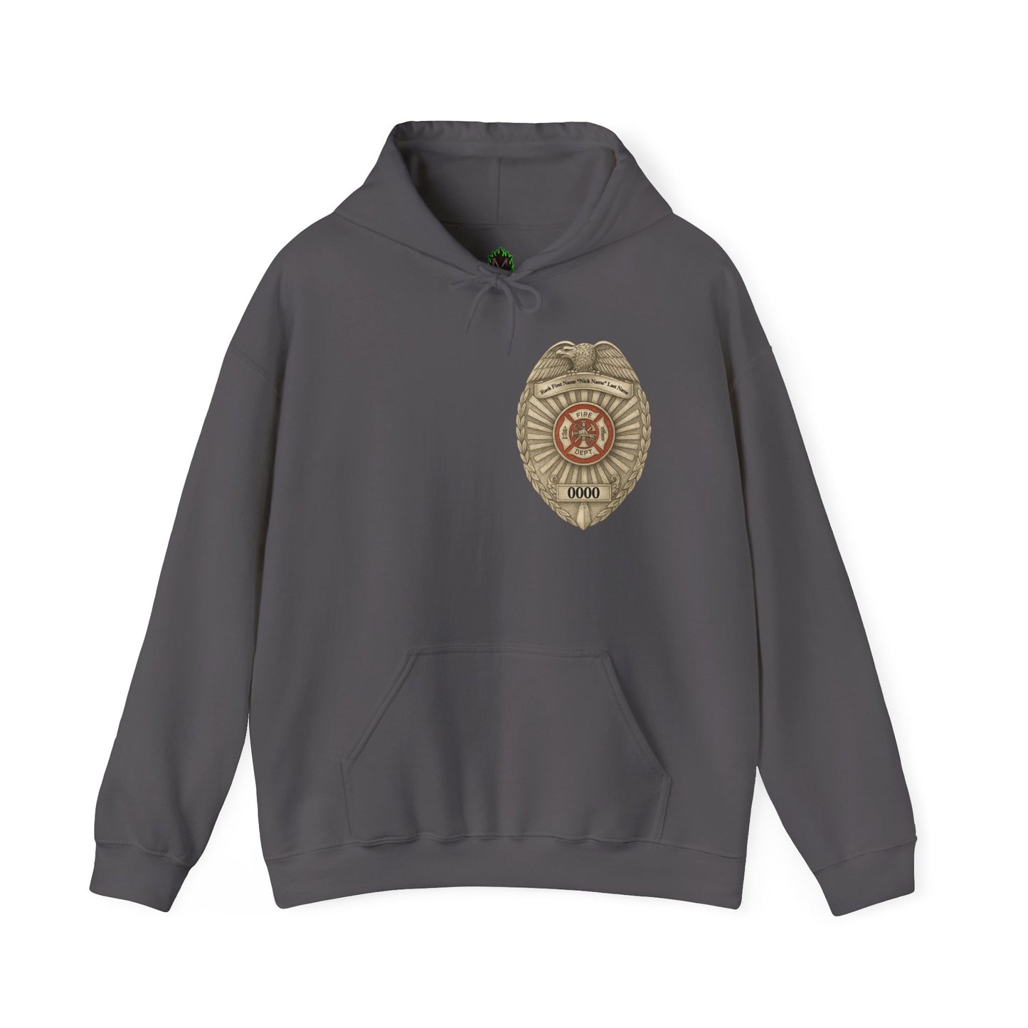 Flames Test Metal Firefighter Hoodie