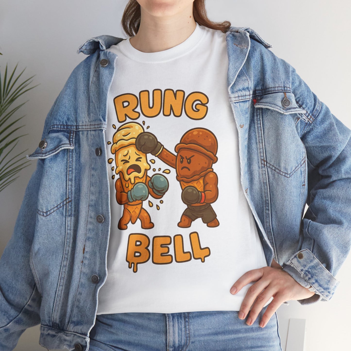 Rung Bell boxing donut tee | Funny food fight shirt
