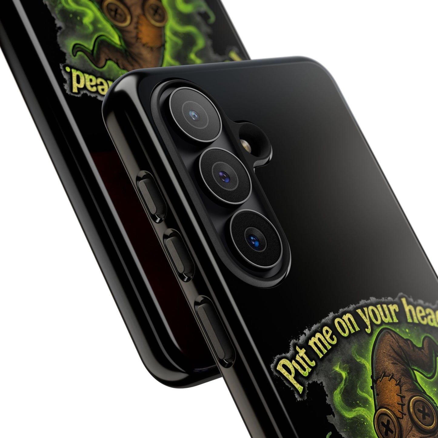 Phone Case — 'Put Me On Your Head, I Double Dare You' Witch Hat Horror Design