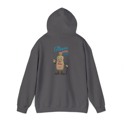 Slippin’ Outta Trouble Hoodie – Blue Script Edition