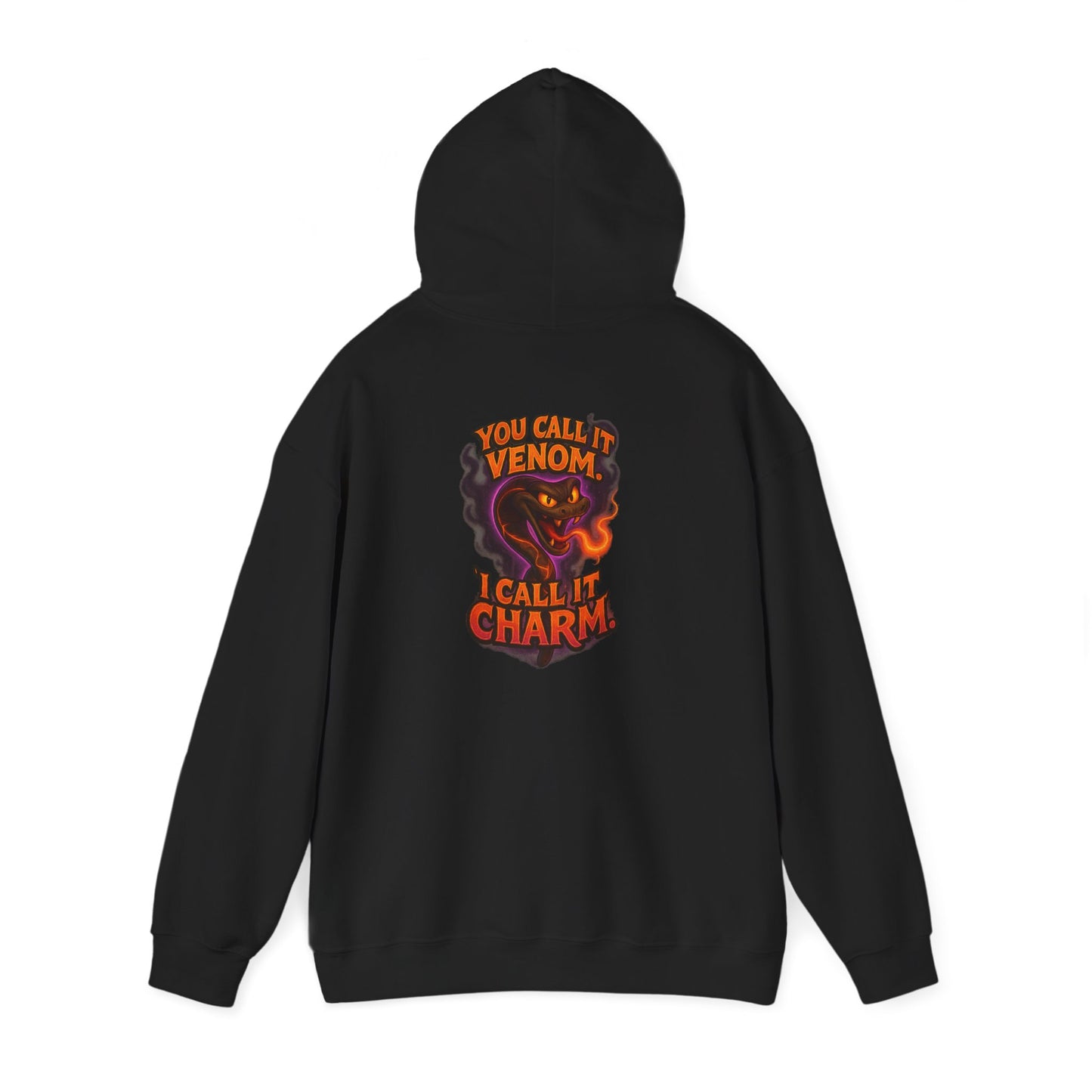 Venom I Call It Charm Hoodie — Spooky Snake Graphic Pullover
