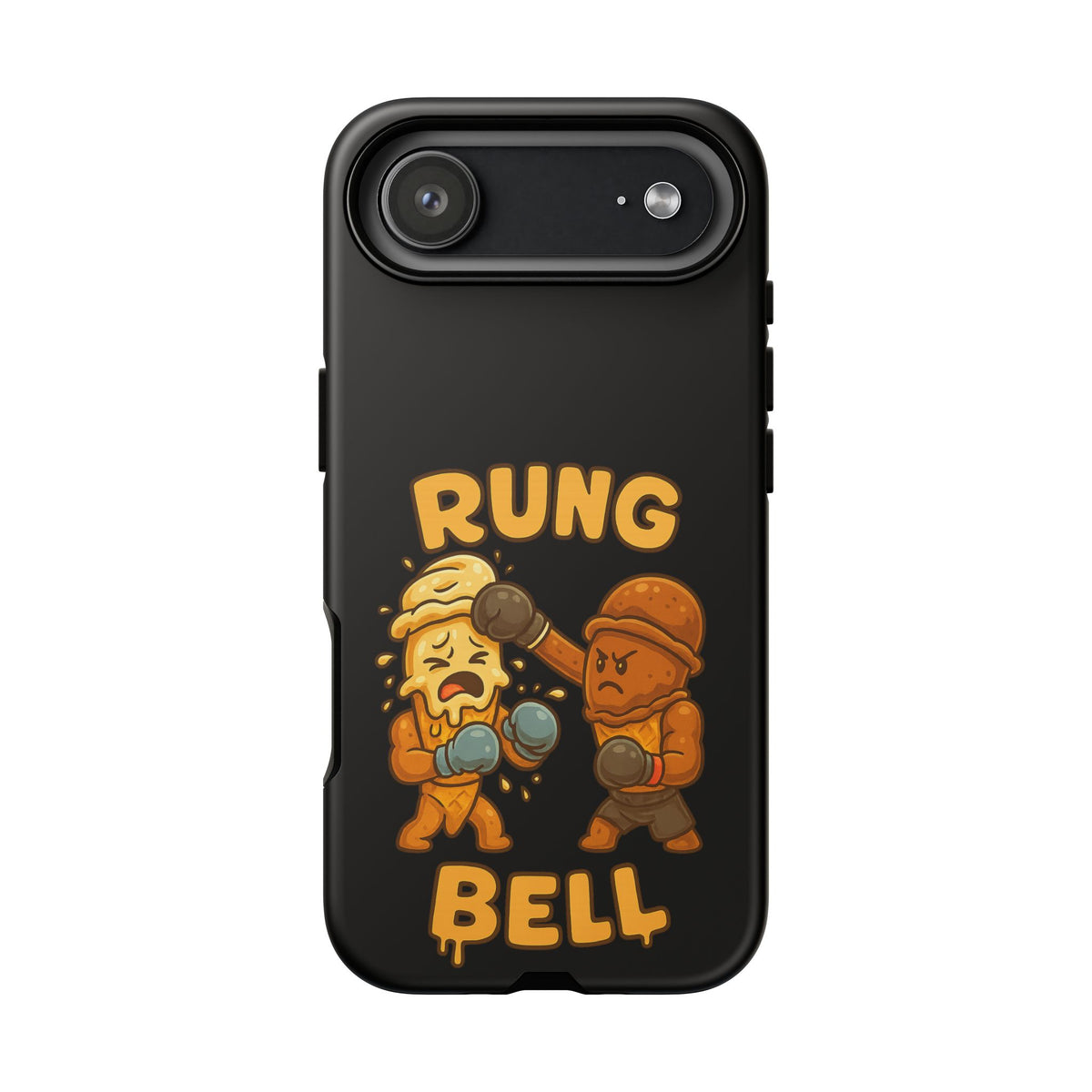 Phone Case — "Rung Bell" Boxing Cartoon Protective Cover