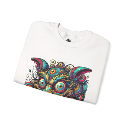 Demon Swirl Eyes Crewneck Sweatshirt