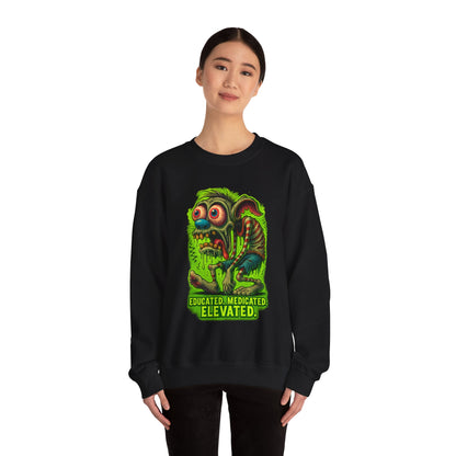 Educated. Medicated. Elevated. Crewneck Sweatshirt