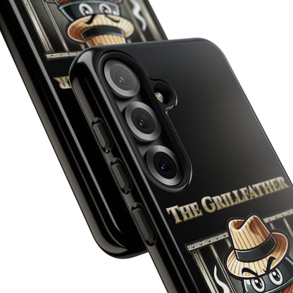 Grillfather Personalized Phone Case — Funny BBQ Smoker Design
