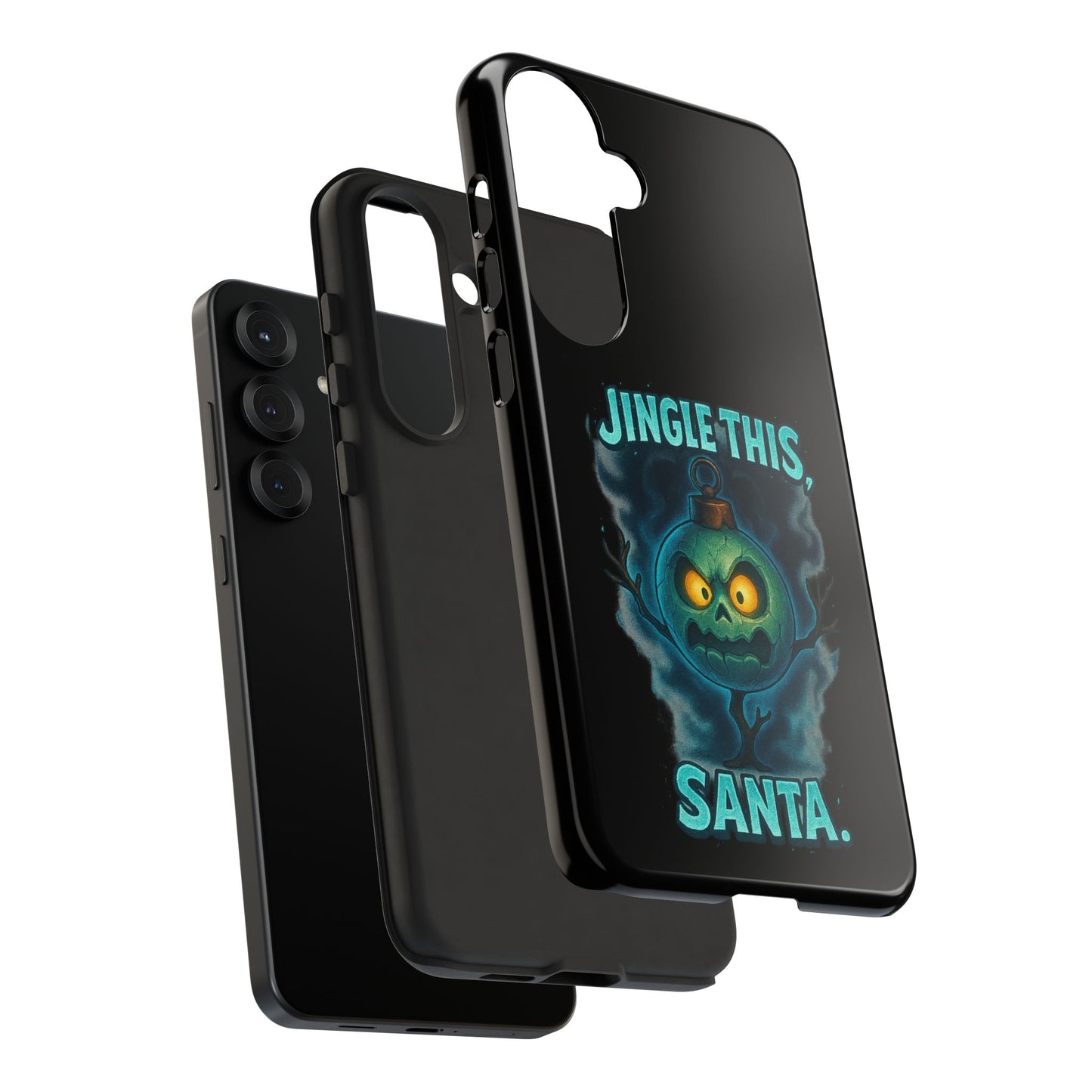 Phone Case - 'Jingle This, Santa' Spooky Holiday Protective Case