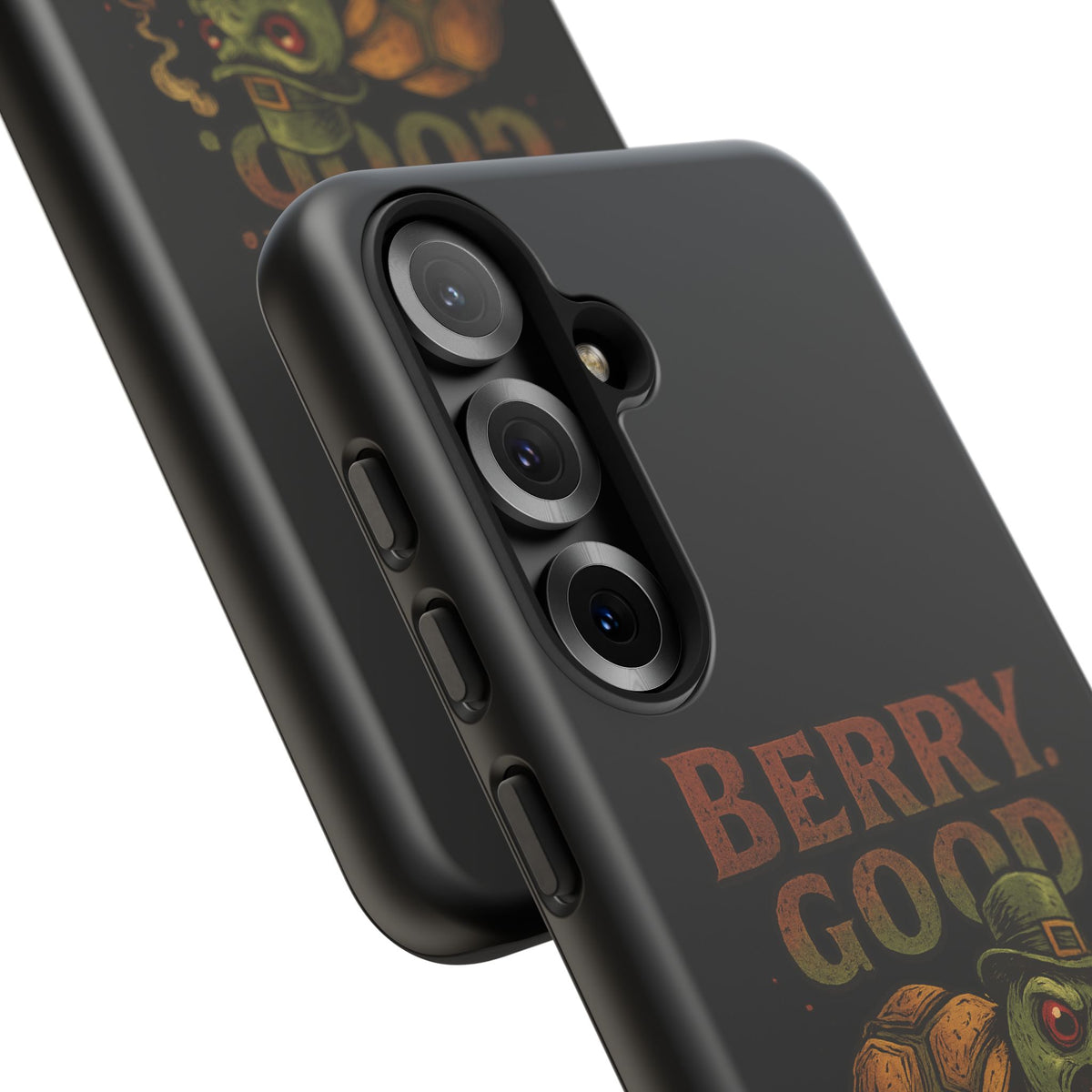 Phone Case — 'Berry Good' Zombie Turtle Graphic Tough Protective Case