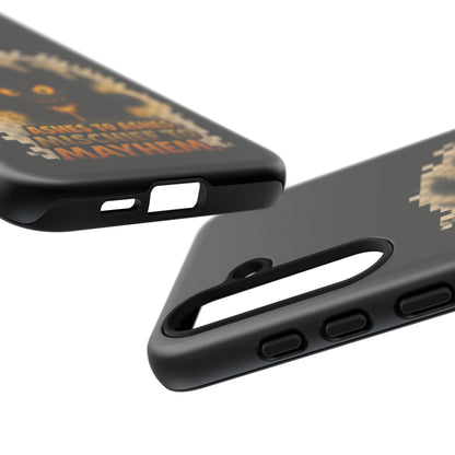 Phone Case — 'Ashes to Ashes, Mischief to Mayhem' Spooky Ghost Protective Case