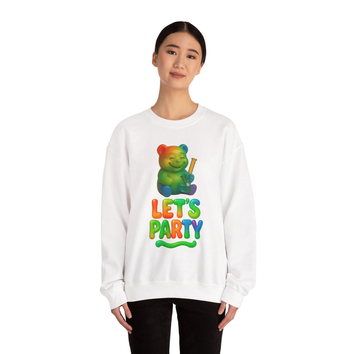 Let’s Party Gummy Bear Crewneck Sweatshirt