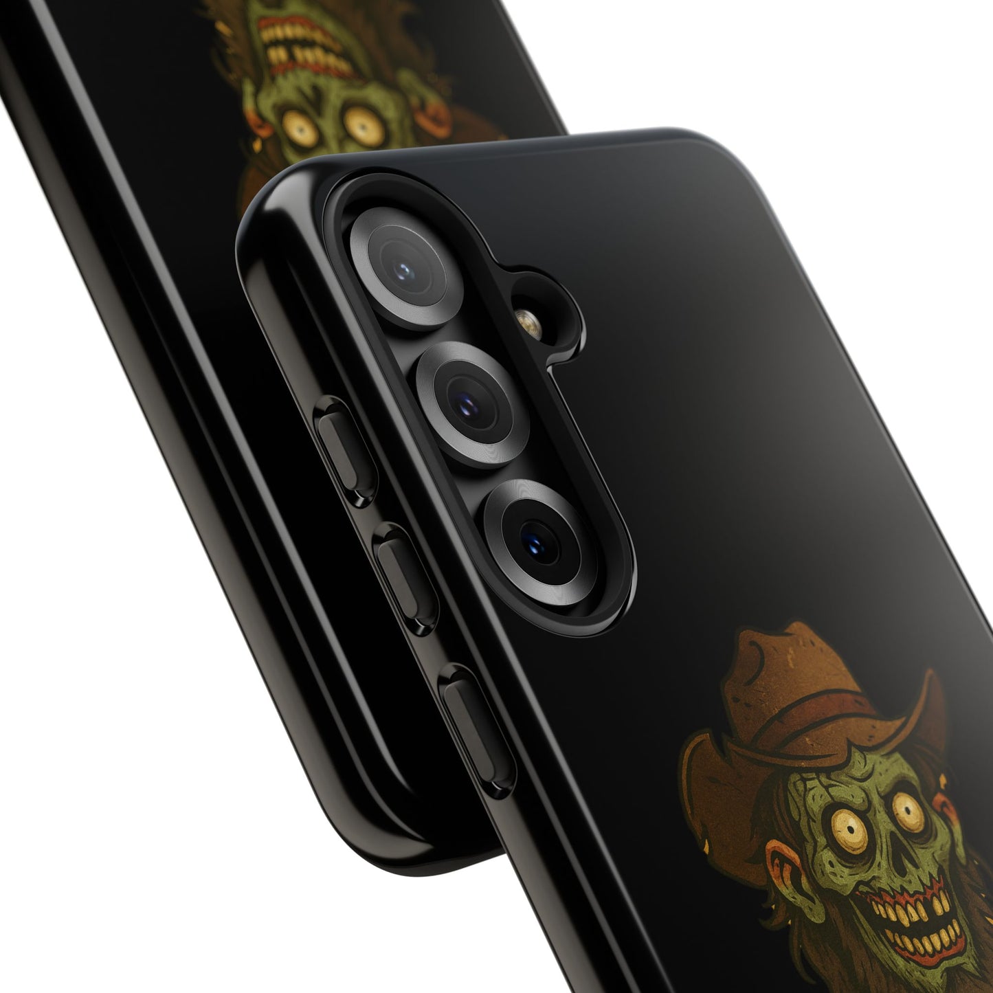 Zombie Cowboy Phone Case — "Ain't No Grave Gonna Hold This Yeehaw" Protective iPhone Cover