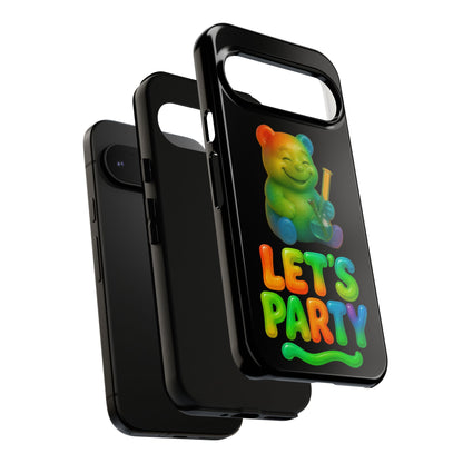 Let's Party Rainbow Bear Phone Case