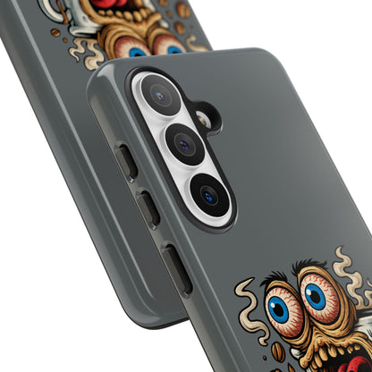 Phone Case — "This Isn't a Cup, It's a Cry for Help" Coffee Monster Design
