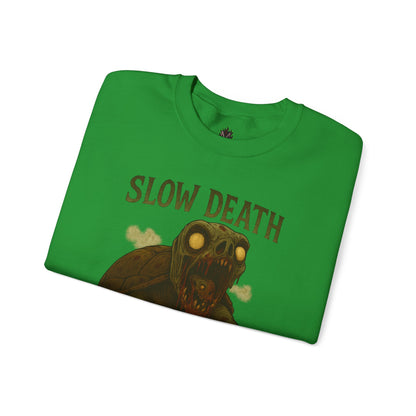 Slow Death Hits Harder – Undead Turtle Sweatshirt