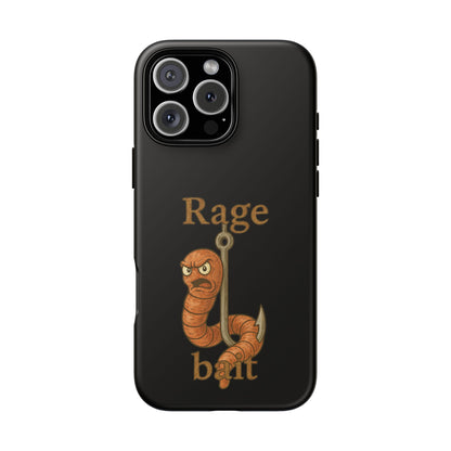 Phone Case — "Rage Bait" Angry Worm Fishing Design