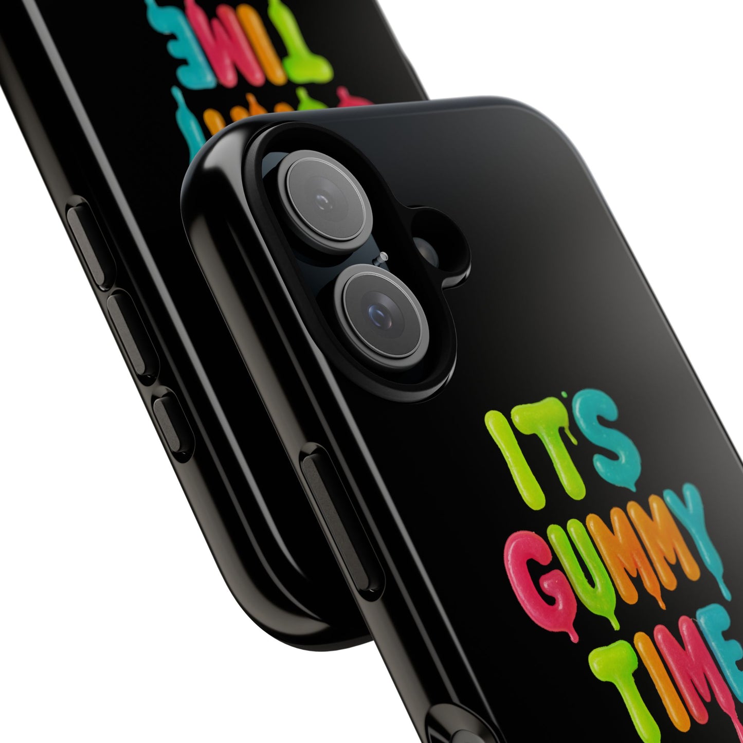 Phone Case — "It's Gummy Time" Rainbow Gummy Bear Protective Cover
