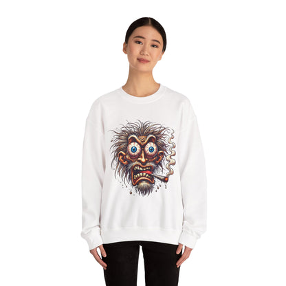 Wild-Eyed Smoking Maniac Crewneck Sweatshirt