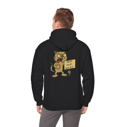 Are We Next? Protest Cat Hoodie