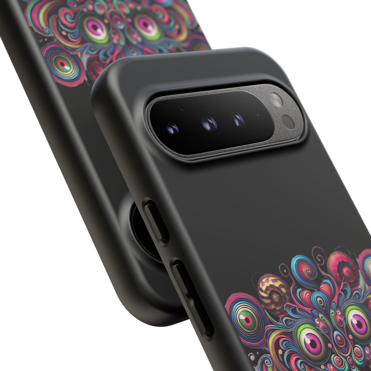 Psychedelic Smiling Eye Cluster Phone Case