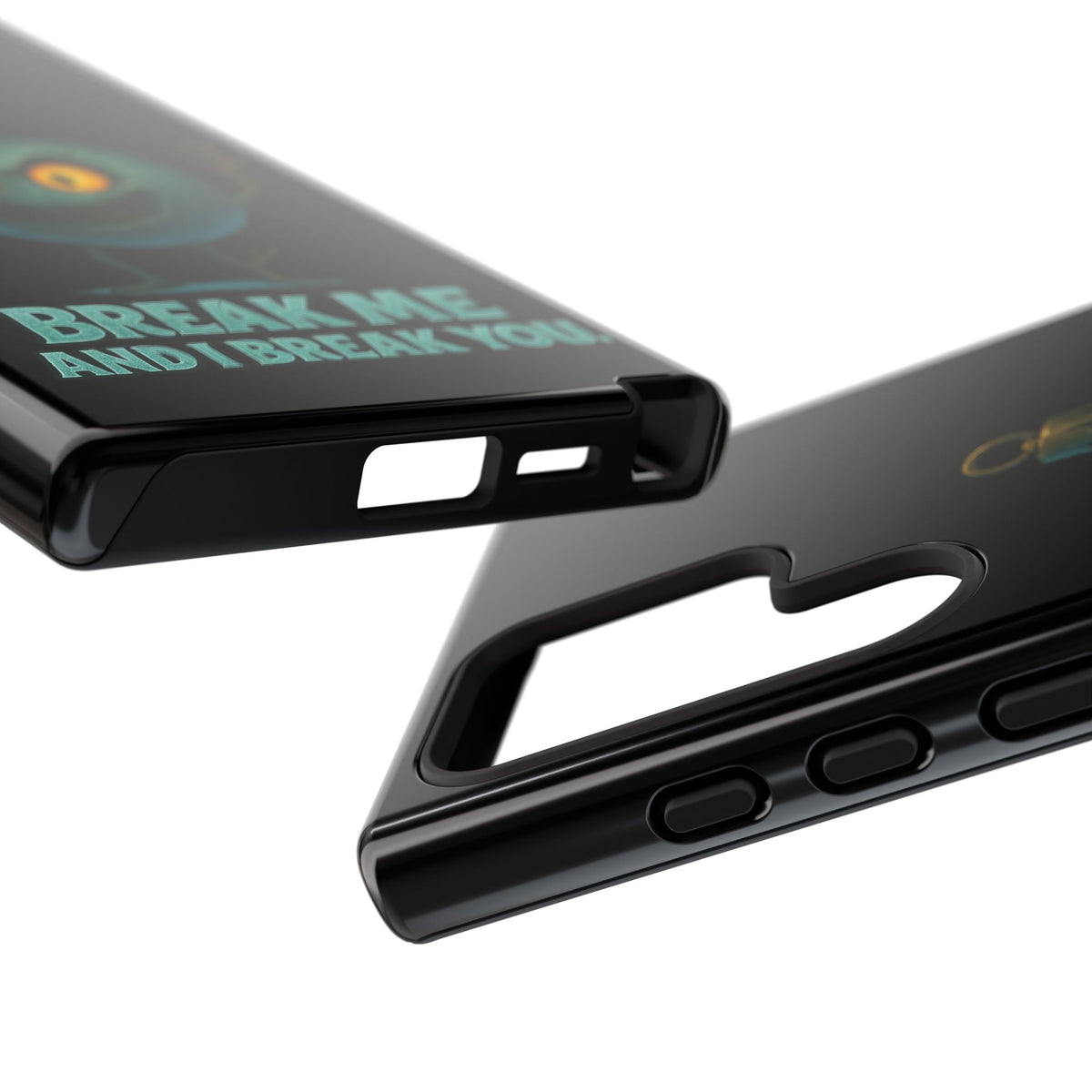 Phone Case — 'Break Me and I Break You' Mischievous Ornament Protective Cover