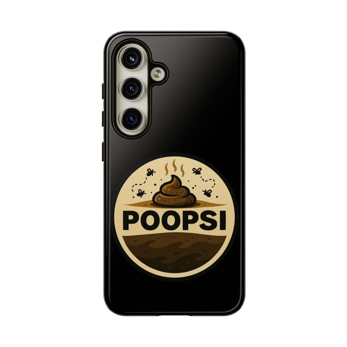 Phone Case — 'POOPSI' Funny Poop Logo Protective Cover