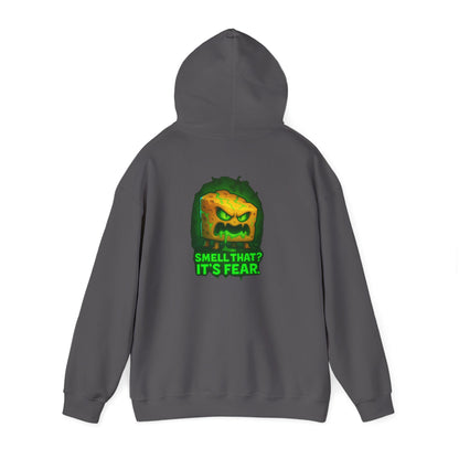 Fear Scent Hoodie — 'Smell That? It's Fear' Spooky Pumpkin Graphic Hoodie