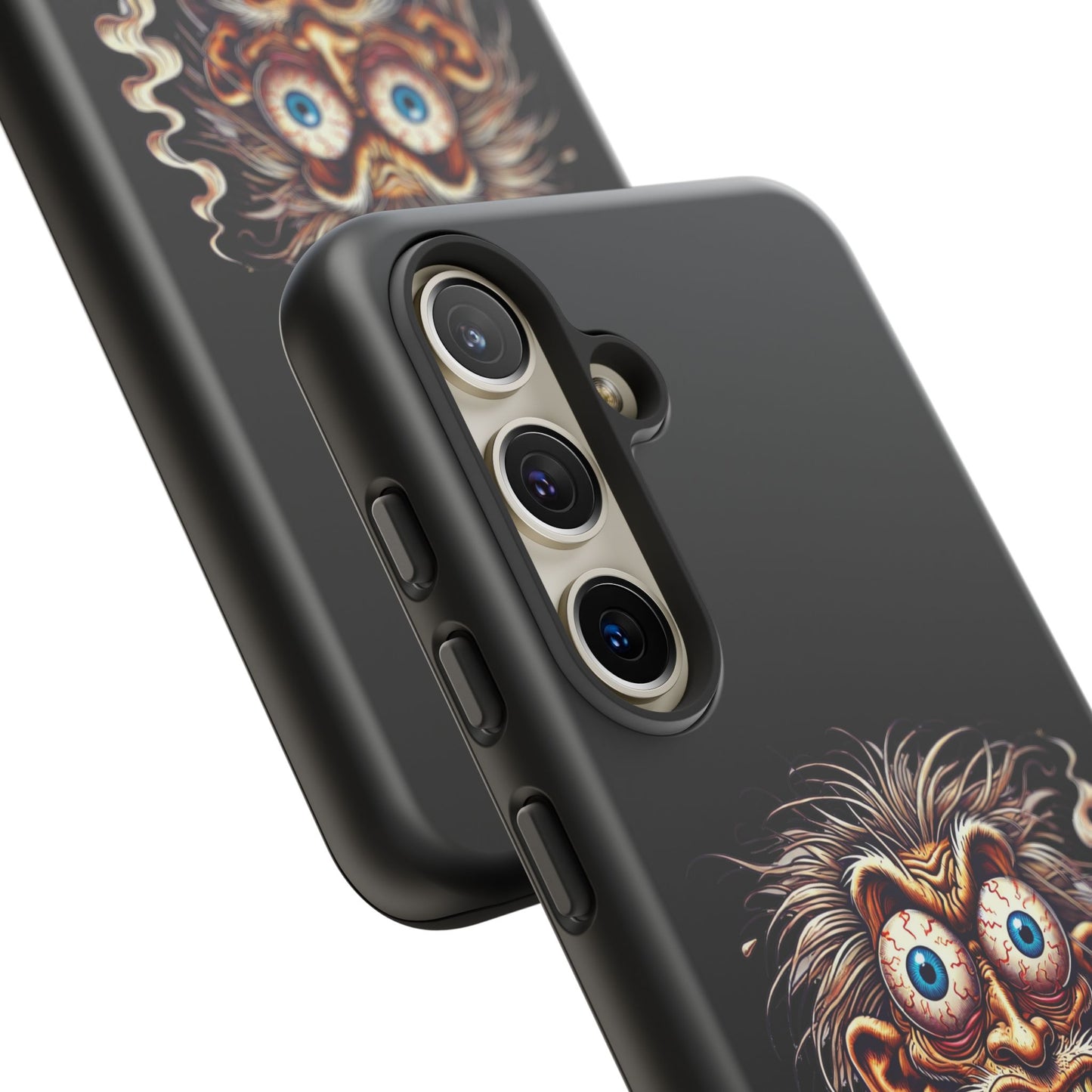 Phone Case — Wild Cartoon Monster Smoking Design