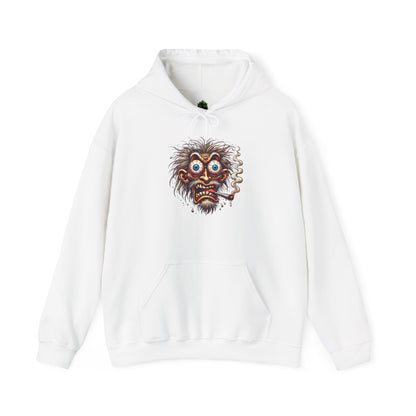 Hoodie — Freaky Monster Face Graphic Pullover